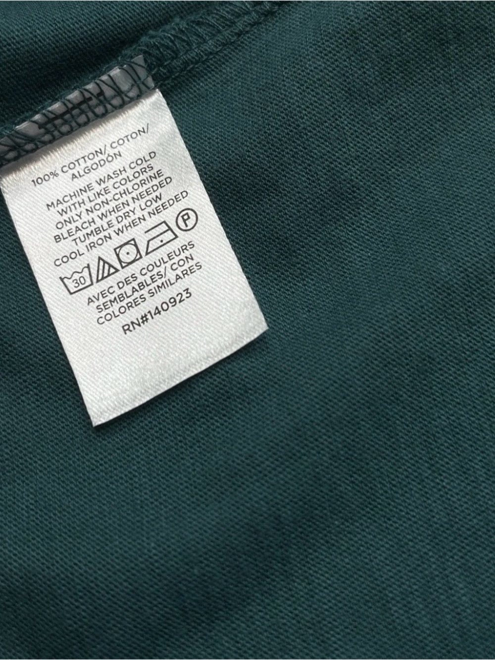 LOFT Women's Green Short-Sleeve Tee size M 100% Cotton lightweight stretch new - Picture 6 of 6